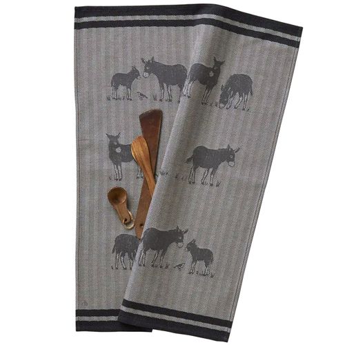 Torchon De Cuisine 50x70 Cm Toile Coton Arsene Gris
