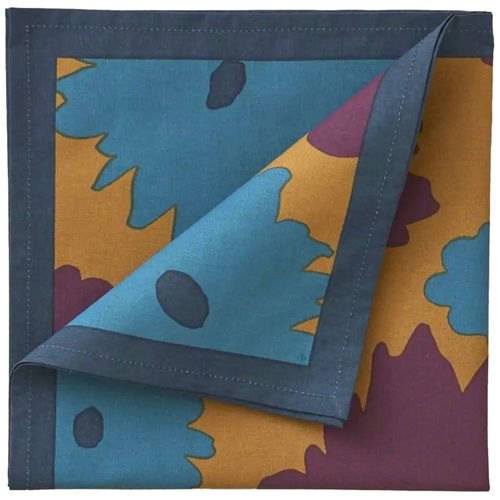 Serviette De Table En Popeline De Coton 47x47 Cm Coup De Foudre Miel
