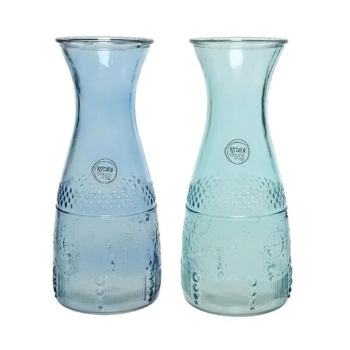 Bouteille En Verre Gaufré Dia10x25cm 1100ml