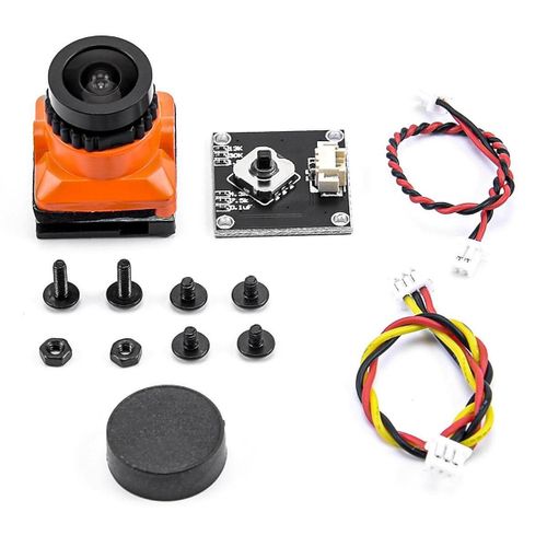 Fpv Caméra Hd 1500tvl 2.1mm Grand Angle Avec Panneau De Réglage Osd Pour Fpv Rc Racing Drone Accessoires, Orange-Générique