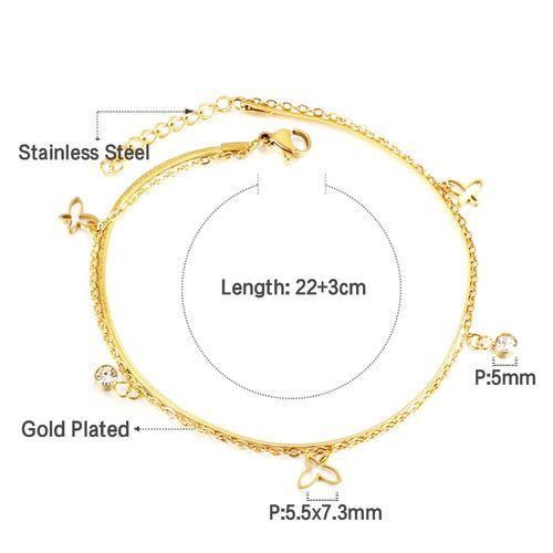 Bracelets De Cheville Fins Serpent Pour Femmes, En Acier Inoxydable, Double Chaîne Étoile, Cristal Noir, Perles, Pieds Nus, Bijoux Sandalias, Livraison Directe