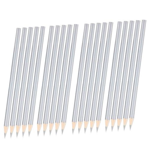 20 Pack Silver Welders Pencil Metallic Silver Marking Pencil Pour Les Travailleurs De La Construction Metalwork Plu