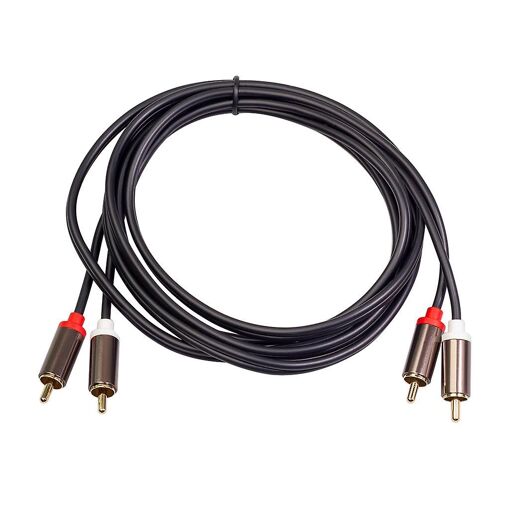 2RCA vers 2 RCA Câble Audio Coaxial 3.5 Stéréo RCA Cordon Audio 1M ...