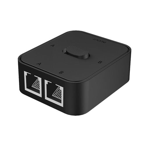 Commutateur réseau Gigabit à 2 ports Commutateur RJ45 Répartiteur de réseau Rallonge de câble 2 voies Réseau externe Sw