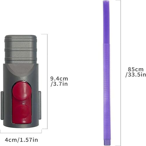 Kit de nettoyage d¿évent de sécheuse et suceur plat pour tuyau d¿aspiration V7 V10 V11 V12 V15 + suceur plat + verrouillage de la gâchette