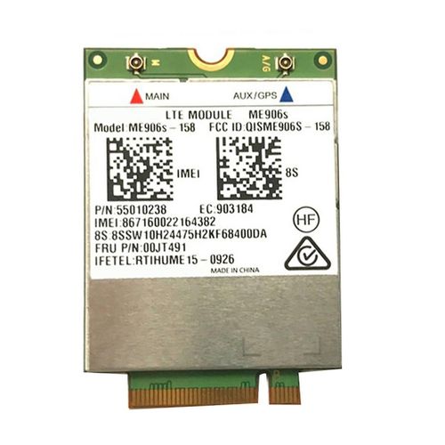 ME906S Carte WiFi ME906S-158 00JT491 LTE 4G Carte pour L460 T460P T560 X260 P50S L560 X1 YOGA X1 CARBONE