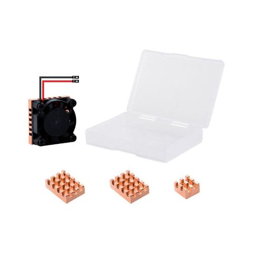 Pour 5 PLUS carte mère dissipateur de chaleur carte de développement radiateur de refroidissement par conduction thermique avec ventilateur