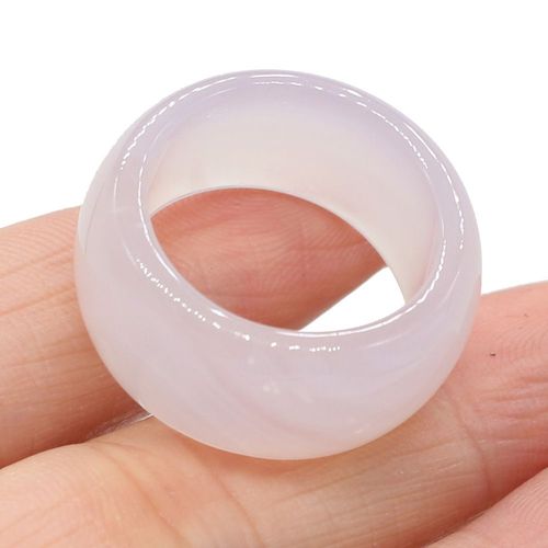 Bague En Agate Naturelle Exquise, Jaune, Noir, Rouge, Vert, Bijoux De Couple Simples, Anniversaire Des Travailleurs, Meilleur Cadeau Pour Hommes Et Femmes