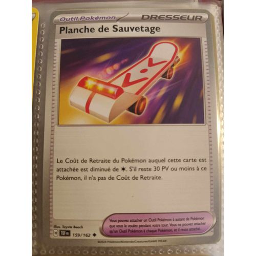 Peu Commune - Pokemon - Forces Temporelles - Planche De Sauvetage 159/162