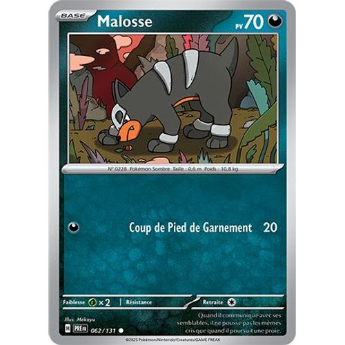 Malosse - 062/131 - Evolutions Prismatiques