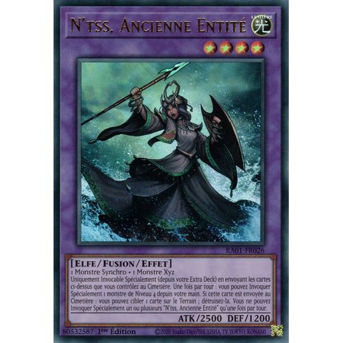 Yu Gi Oh Ra01 Fr026 N'tiss Ancienne Entité Ultra Rare