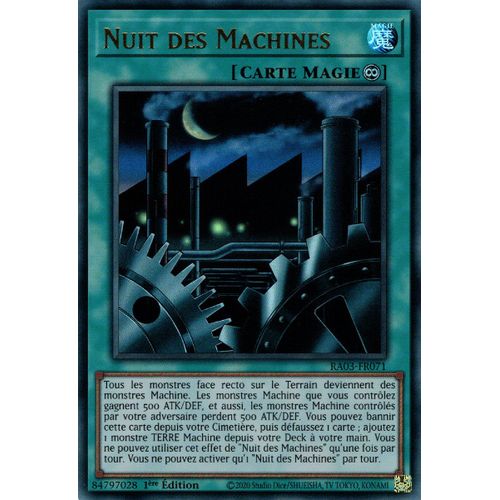 Yu Gi Oh Ra03 Fr071 Nuit Des Machines Ultra Rare