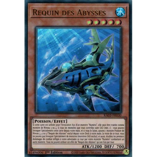 Yu Gi Oh Ra03 Fr030 Requin Des Abysses Ultra Rare