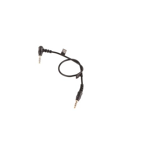 Câble audio en alliage TRS-TRRS 3,5 mm 30 cm pour microphone - Connexion audio de haute qualité