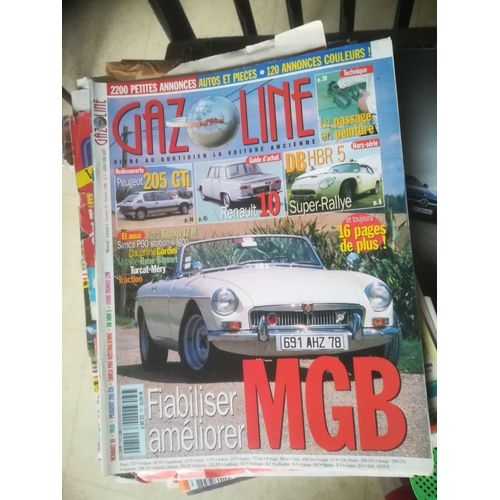 Gazoline 50 De 1999 Mgb,Ford Taunus 12m,Dauphine,Rb Missile,Peugeot 205 Gti,Simca P60 Station Wagon,Renault 10,Turcat Mery