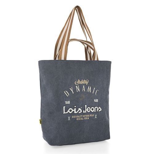 Bolso Mujer - Bolsos Mujer De Marca LOIS - Bolso Mujer Mediano. Bolso Shopper Mujer. Bolsos De Mujer De Lona - Bolso Tote Mujer 601703