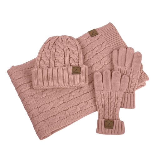 Conjunto Gorro Y Bufanda Mujer De Invierno Con Guantes - Conjunto Gorro Y Guantes Mujer Ideal Para Frio , Conjunto De Gorro Bufanda Y Guantes Mujer 615302