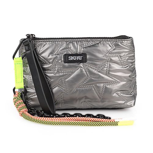 Neceser De Viaje Infantil En Poliéster Y Piel Sintética. Resistante Neceser Viaje Con Asa Lateral. Neceser Mujer Infantil Con Bolsillo Frontal Marca De Skpat 316966