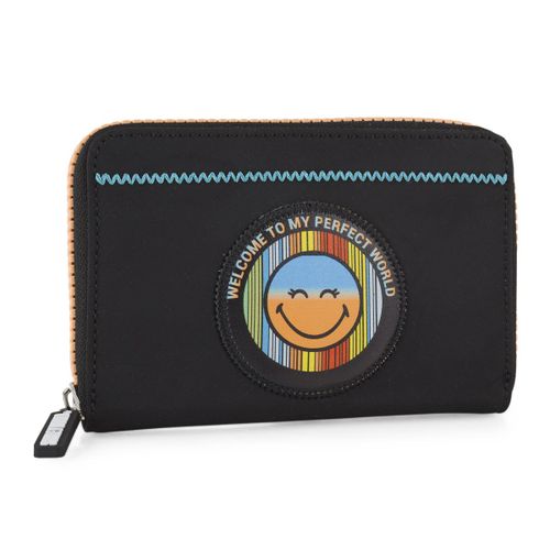 Carteras De Mujer - Monedero Mujer Grande. Cartera Mujer Con Cierre Central De Cremallera - Cartera Mujer Piel Sintetica - Monedero Mujer Grande 330051