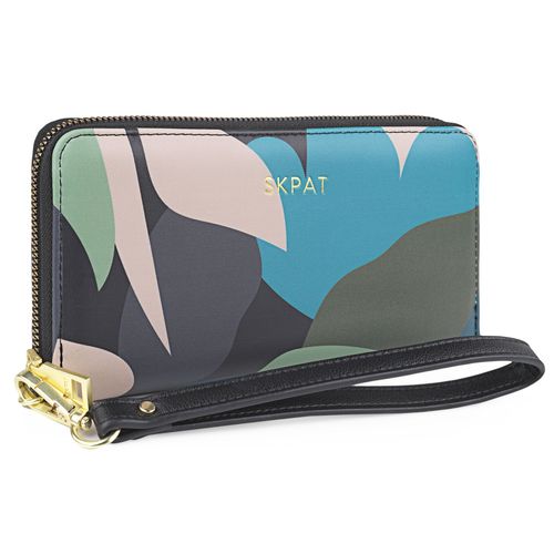Carteras De Mujer - Monedero Mujer Grande. Cartera Mujer Con Cierre Central De Cremallera - Cartera Mujer Piel Sintetica - Monedero Mujer Grande 317101