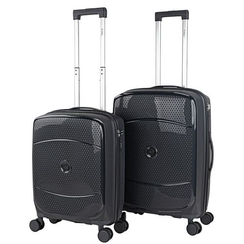Lot De 2 Valises Rigides Avec Roues Doubles En Polypropylène Avec Serrure TSA, Légères Et Résistantes, Cabine Et Taille Moyenne 760215