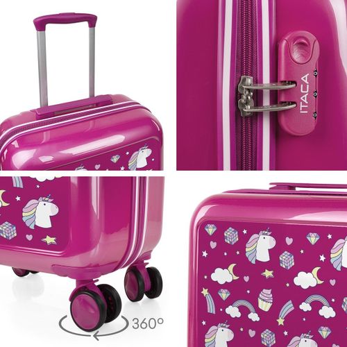 Maletas De Viaje - Maleta Cabina 55X40x20 - Maletas Viaje Cabina 4 Ruedas. Maleta De Cabina Ligera Y Resistente. Maletas Cabina Con Candado Combinacion 703450
