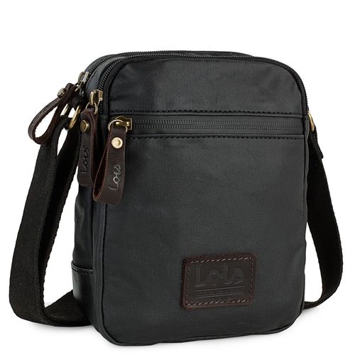 Bandoleras Hombre - Bolso Hombre Bandolera Ajustable - Bandolera Hombre Lois De Lona Recubierta/Piel - Bolso Bandolera Hombre. Bolso De Hombre Pequeño. 307820