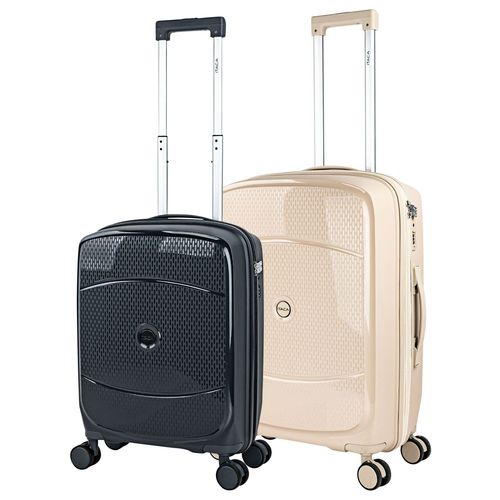 Lot De 2 Valises Rigides Avec Roues Doubles En Polypropylène Avec Serrure TSA, Légères Et Résistantes, Cabine Et Taille Moyenne 760215
