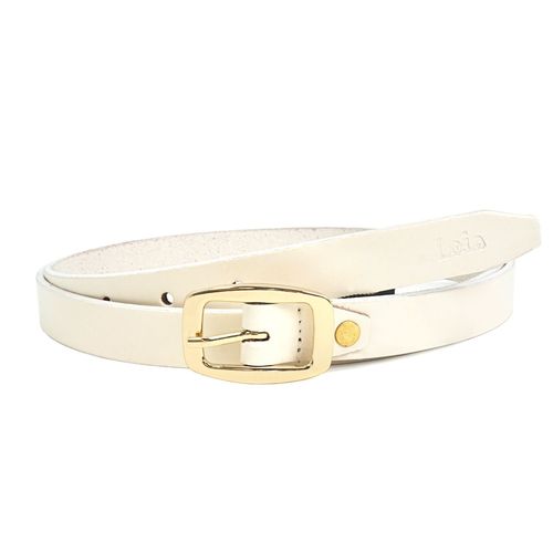 Ceinture Pour Femme En Cuir Véritable Avec Boucle Métallique. Logo Troquelado Résistant Flexible Classique Et Durable. Longueur Adaptable Coffret Cadeau 49609