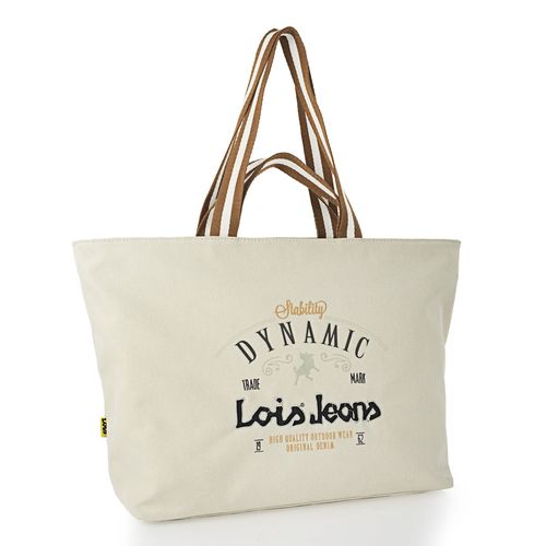 Bolso Mujer - Bolsos Mujer De Marca Lois - Bolso Mujer Mediano. Bolso Shopper Mujer. Bolsos De Mujer De Lona - Bolso Tote Mujer 601702