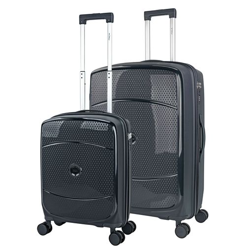 Ensemble De 2 Sacs De Voyage Rigides Avec Roues Doubles En Polypropylène Avec Verrou TSA, Léger Et Résistant, Cabine Et Grande Taille 760217