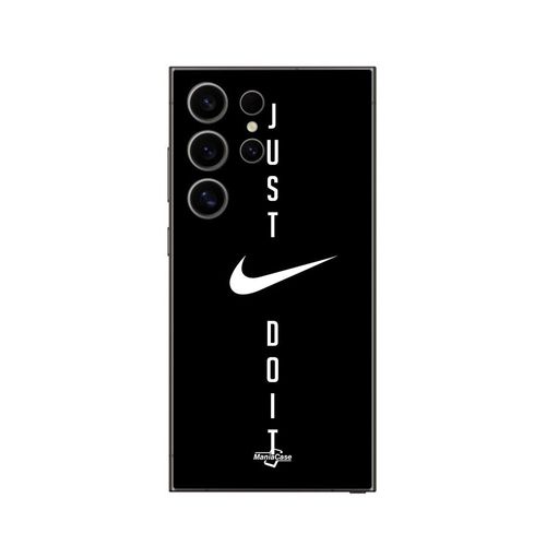 Coque Samsung Galaxy S25 Ultra Nike Logo Just Do It Fond Noir