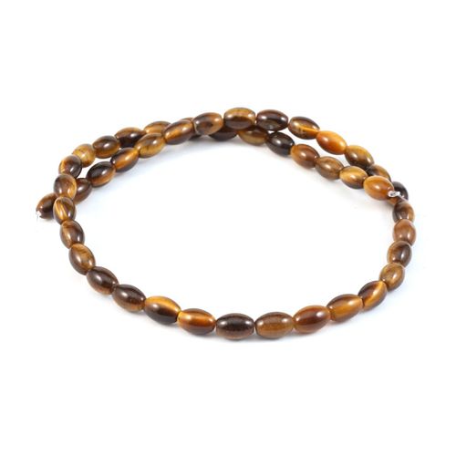 Aventauckland Adt Perlé Pour Bracelet De Bricolage, Pierre Naturelle, Perle De Riz, Jaune, Elin, Vert, 9x6mm, Collier De Bijoux De Direction
