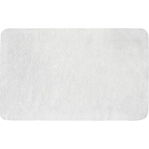 Tapis De Toilette Antid¿¿rapant Tapis Absorbant Tapis Moelleux Microfibre Forme De U+Rectangulair Blanc 50X80Cm+50X50Cm
