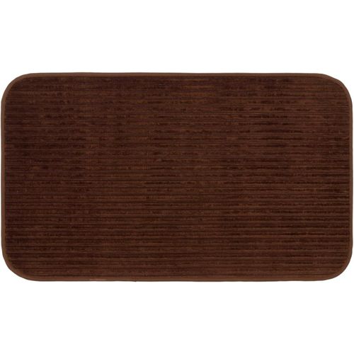 Tapis De Toilette Antid¿¿rapant Souple En Forme De U, 100% Polyester, 50 X 45 Cm - Bordeaux