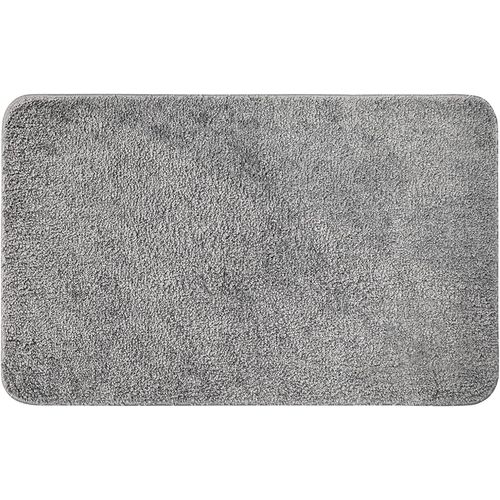 Tapis De Toilette Antid¿¿rapant Tapis Absorbant Tapis Moelleux Microfibre Forme De U+Rectangulair Bleu 40X60Cm+45X45Cm