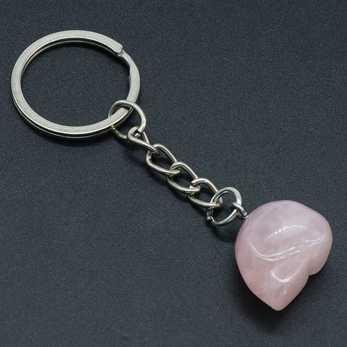 Pierres Précieuses Personnalisées En Forme D'oeil De Tigre, Quartz, Tête De Mort Britannique, Pendentif De Sac, Cadeau De Fête D'anniversaire, Nouvelle Collection, Offre Spéciale