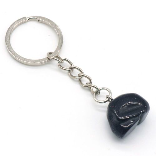 Pierres Précieuses Personnalisées En Forme D'oeil De Tigre, Quartz, Tête De Mort Britannique, Pendentif De Sac, Cadeau De Fête D'anniversaire, Nouvelle Collection, Offre Spéciale