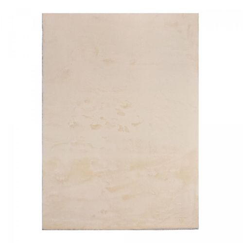 Tapis Chambre 140x200 Lyn10 Lavable Beige Uni, Tapis Shaggy À Longs Poils