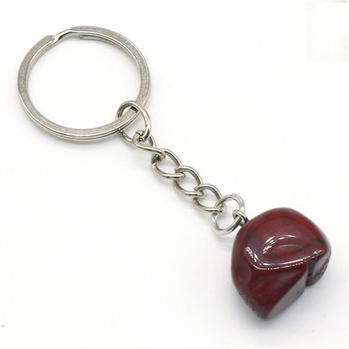 Pierres Précieuses Personnalisées En Forme D'oeil De Tigre, Quartz, Tête De Mort Britannique, Pendentif De Sac, Cadeau De Fête D'anniversaire, Nouvelle Collection, Offre Spéciale