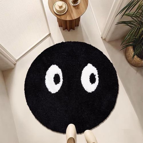 Tapis De Bain-Tapis De Salle De Bain Douche En Peluche Extra-Doux, Mat¿¿Riau En Microfibre Chenille 1 ``, Tapis De Bain Shaggy Super Absorbant |Marron|15 X 23