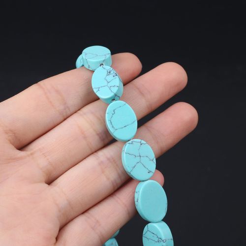 Perles Ovales En Pierre Naturelle, 15 Perles, Malaisiennes, Vertes, Aventauckland, Adt, Pour Le Bricolage De Bijoux De Direction, Collier Et Bracelet