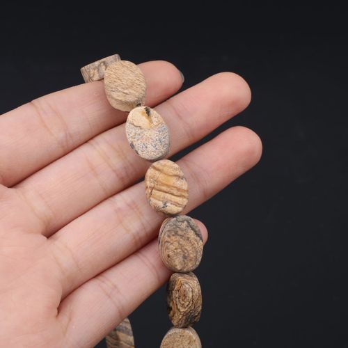 Perles Ovales En Pierre Naturelle, 15 Perles, Malaisiennes, Vertes, Aventauckland, Adt, Pour Le Bricolage De Bijoux De Direction, Collier Et Bracelet