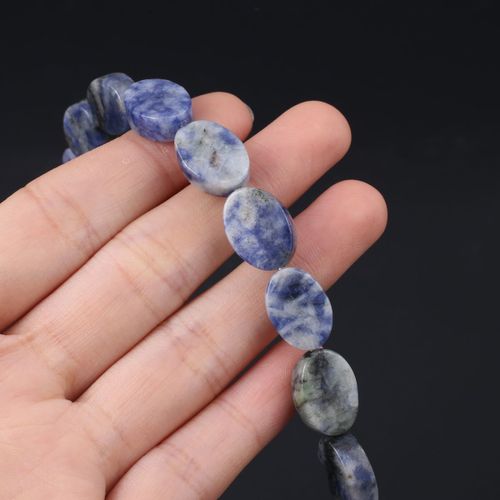 Perles Ovales En Pierre Naturelle, 15 Perles, Malaisiennes, Vertes, Aventauckland, Adt, Pour Le Bricolage De Bijoux De Direction, Collier Et Bracelet