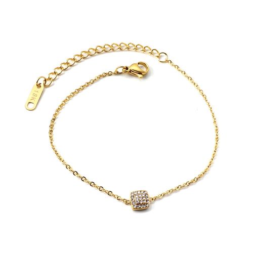 Luxusteel-Bracelet En Acier Inoxydable Pour Femme, Dainty Gold Document, Crystal Evil Eyes, Tree Life, Hamsa Hand Elephant Charm, Joon Hand