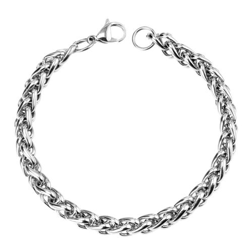 Luxusteel-Bracelets En Acier Inoxydable Pour Homme, Accessoires, Largeur 7mm, Longueur 22mm, Gourmette, Lien Cubain, Vente En Gros