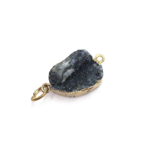Pendentif En Pierre Naturelle, Goutte D'eau, Agate, Cristal, Bouton, Bricolage, Breloque Romantique, Mignon, Collier Pull, Chaîne, Fabrication De Bijoux, Cadeau
