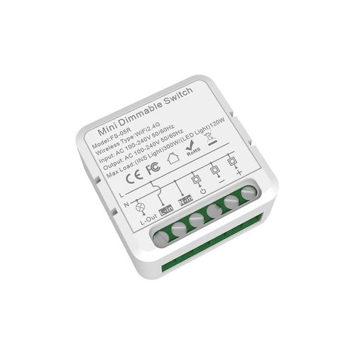 Le module de commutation de gradateurs intelligents WiFi de Tuya prend en charge l¿interrupteur à intensité variable de lumières LED de contrôle à 2 voies Fonctionne avec f