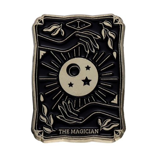 Broche De Tarot Gothique En Émail, Soleil, Croix, Lune, Épée, Corbeau, Modules De Chat Noir, Insigne En Métal, Épinglettes Punk, Accessoires De Bijoux