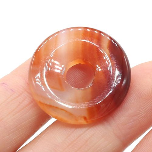 Perle En Pierre Naturelle, Grand Trou, Quartz Rose, Cristal D'agate, Pour La Fabrication De Bijoux, Collier, Bracelet, Artisanat Fait À La Main, 25x25mm